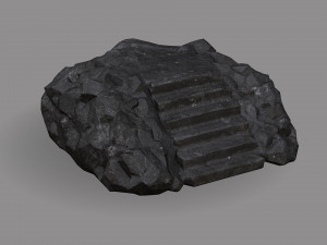 Stairs Stone 08 3D 모델