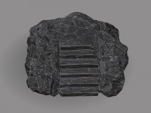 Stairs Stone 08 3D 모델