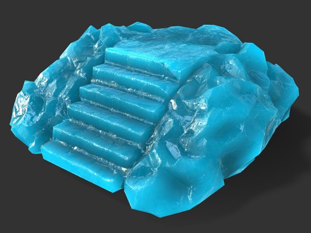 Stairs Stone 10 3D-Modell .c4d .max .obj .3ds .fbx .stl .blend 