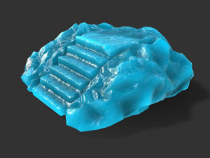 Stairs Stone 10 3D-Modell