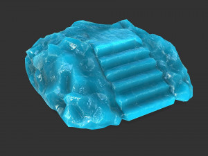 Stairs Stone 10 3D-Modell
