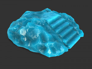 Stairs Stone 10 3D-Modell