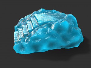 Stairs Stone 10 3D-Modell