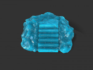 Stairs Stone 10 3D-Modell