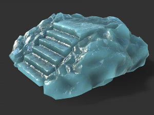 Stairs Stone 11 3D Model
