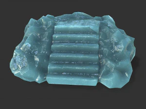 Stairs Stone 11 3D Model