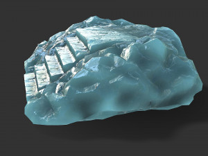 Stairs Stone 11 Model 3D