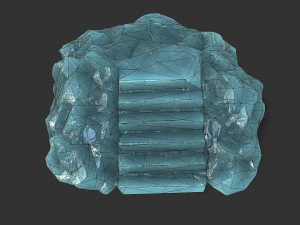 Stairs Stone 11 3D Model