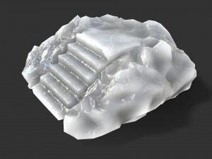 Stairs Stone 12 3D Model