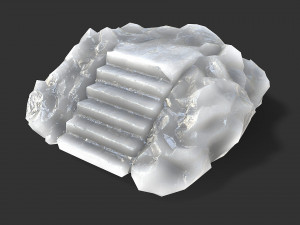 Stairs Stone 12 3D Model