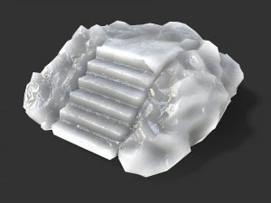 Stairs Stone 12 3D Model