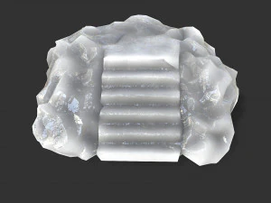 Stairs Stone 12 3D Model