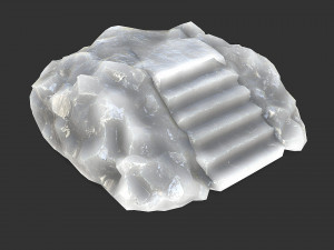 Stairs Stone 12 3D Model
