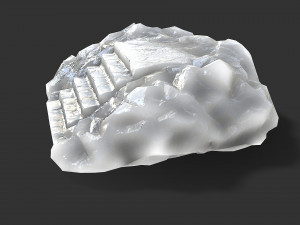 Stairs Stone 12 3D Model