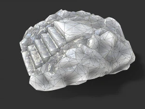 Stairs Stone 12 3D Model