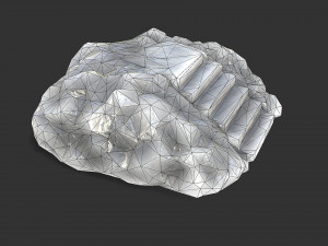 Stairs Stone 12 3D Model