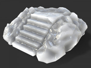 Stairs Stone 12 3D Model