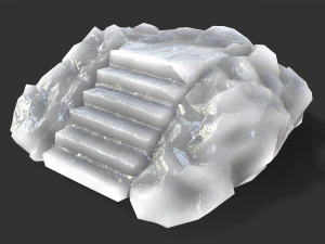Stairs Stone 12 3D Model