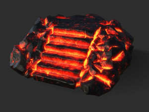 Stairs Stone 13 3D-Modell