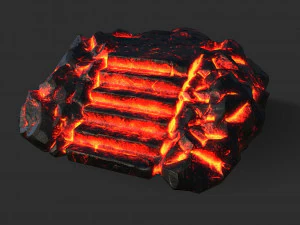 Stairs Stone 13 3D Model