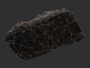 Stairs stone staircase 01 Model 3D