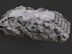 Stairs stone staircase 02 Modelo 3D
