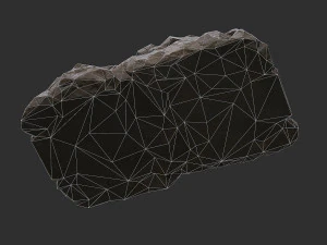 Stairs stone staircase 02 3D Model