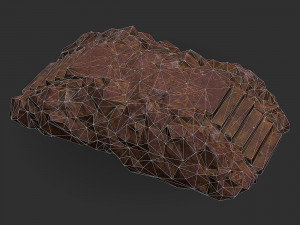 Stairs stone staircase 03 Modelo 3D