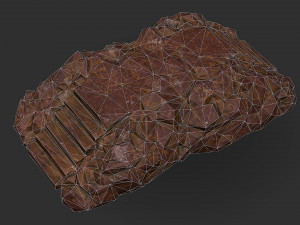 Stairs stone staircase 03 Modelo 3D