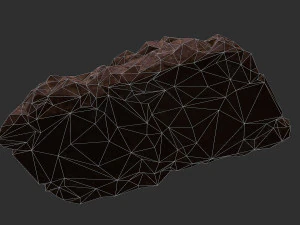 Stairs stone staircase 03 3D Model