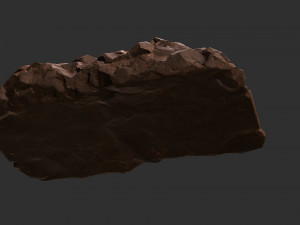 Stairs stone staircase 04 Model 3D
