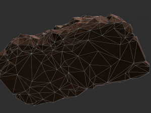 Stairs stone staircase 04 Model 3D