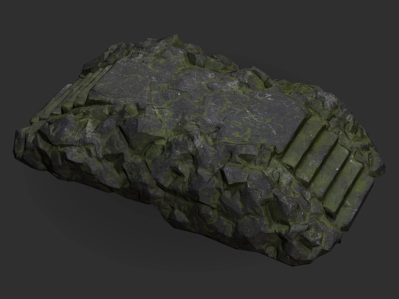 Stairs stone staircase 06 3D Model .c4d .max .obj .3ds .fbx .stl .blend 