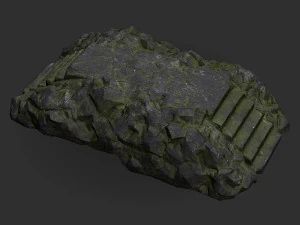 계단 돌계단 06 3D 모델