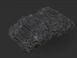 Stairs stone staircase 08 3D Model