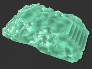 Stairs stone staircase 09 3D Model