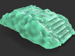 Stairs stone staircase 09 Modello 3D
