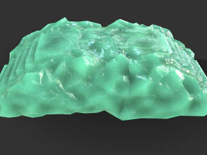 Stairs stone staircase 09 3D Model