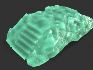 Stairs stone staircase 09 3D Model