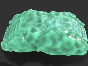 Stairs stone staircase 09 3D Model