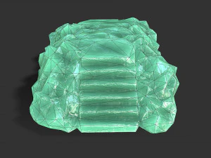 Stairs stone staircase 09 3D Model