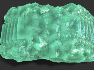 Stairs stone staircase 09 3D Model