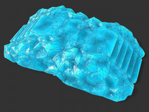 Stairs stone staircase 10 Model 3D
