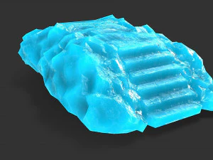Stairs stone staircase 10 3D Model