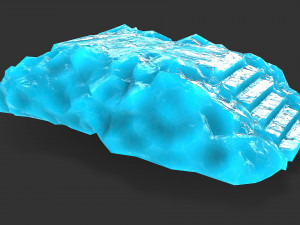 Stairs stone staircase 10 Model 3D
