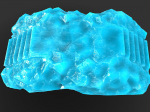 Stairs stone staircase 10 Model 3D