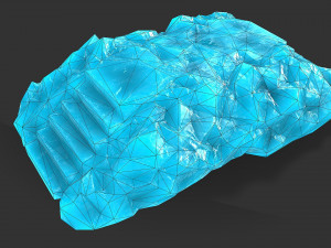 Stairs stone staircase 10 Model 3D