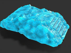 Stairs stone staircase 10 3D Model