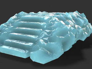 Stairs stone staircase 11 3D Model