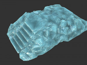 Stairs stone staircase 11 Model 3D